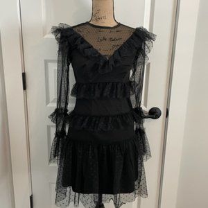 NWT Bellevue The Label Black Mini Dress